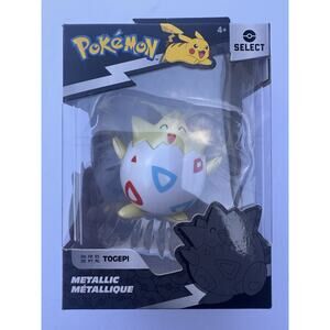 Pokemon Select Metallic Togepi Figure Series 3 Jazwares 4” Figure NIB